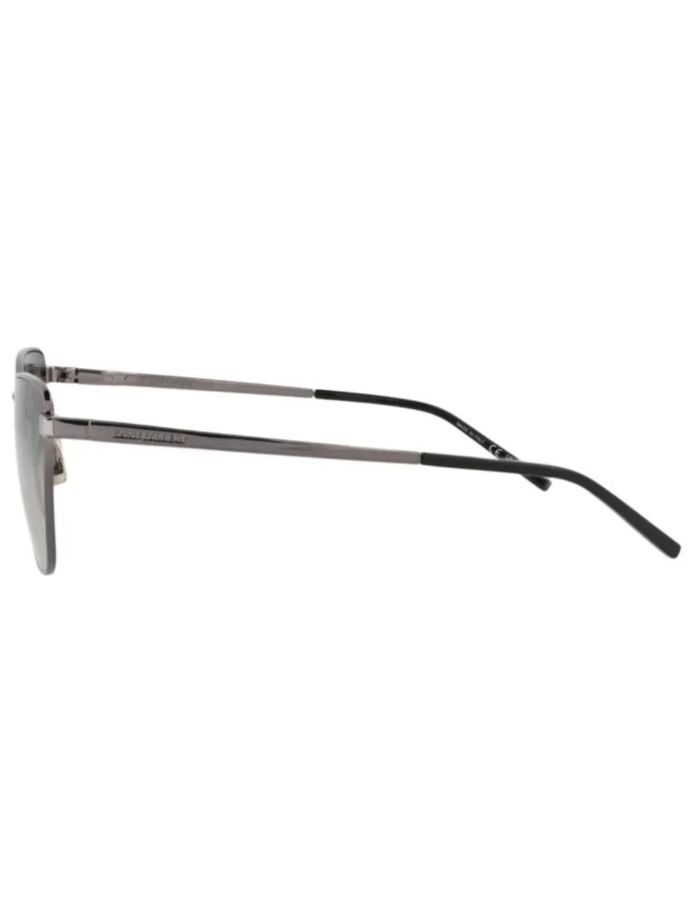 New Saint Laurent Women's Sunglasses Cat Eye Metal Frame Ruthenium Ruthenium